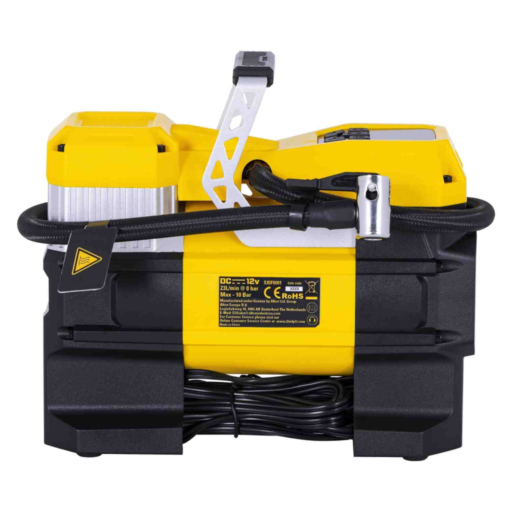 Автомобільний компресор Stanley 23 л/хв, 12 В, 10 бар, вага 1.1 кг (SXIF0001)