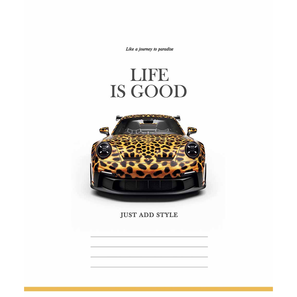 Зошит Школярик Life is good 48 аркушів клітинка (048-3670K)