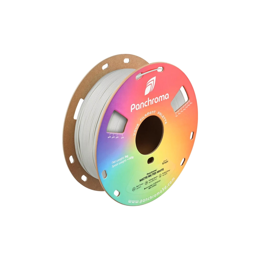 Пластик для 3D-принтера Polymaker PLA PANCHROMA MATTE 1,75mm 1kg MUTED WHITE (CA04028)