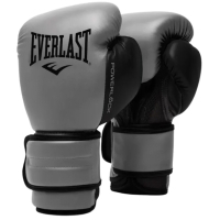 Everlast PowerLock Boxing Training Gloves P00002306 Grey, Black 14oz (009283608545)