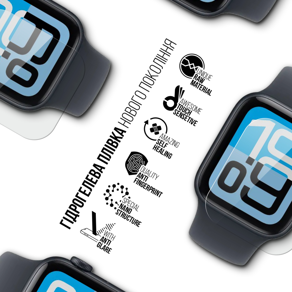 Плівка захисна Armorstandart Matte hydrogel Apple Watch SE 3 2025 40mm 6 pcs (ARM91995) Плівка захисна Armorstandart Matte hydrogel Apple Watch SE 3 2025 40mm 6 pcs (ARM91995)