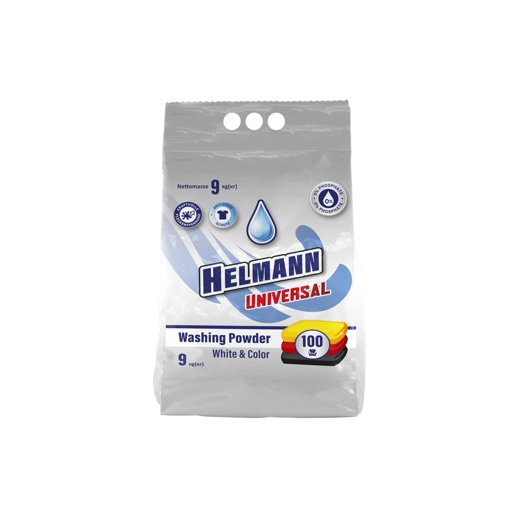 Пральний порошок Helmann Universal 9 кг (4820268103925)