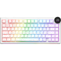 Клавіатура Ajazz AK820 V2 White Peach Switch Wireless/Bluetooth/USB UA White (AK820-V2-WP-S-W)