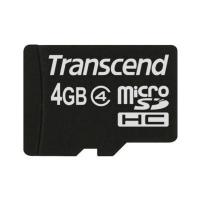 Карта пам'яті Transcend 4Gb microSDHC class 4 (TS4GUSDC4)