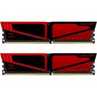 Модуль пам'яті для комп'ютера DDR4 16GB (2x8GB) 2400 MHz T-Force Vulcan Red Team (TLRED416G2400HC14DC01)