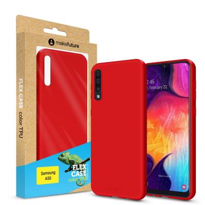 Чохол до моб. телефона MakeFuture Flex Case (Soft-touch TPU) Samsung A50 Red (MCF-SA505RD)