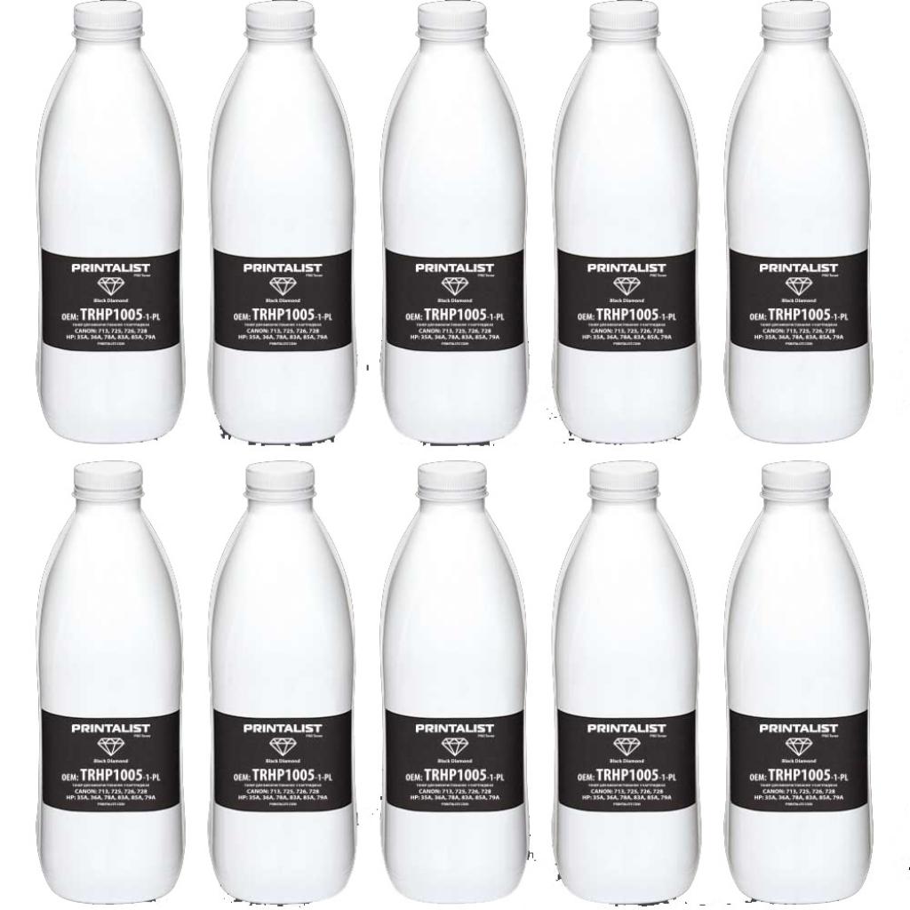 Тонер HP LJ Universal, 10*1kg Black Printalist (MPT5-1-10-PL)