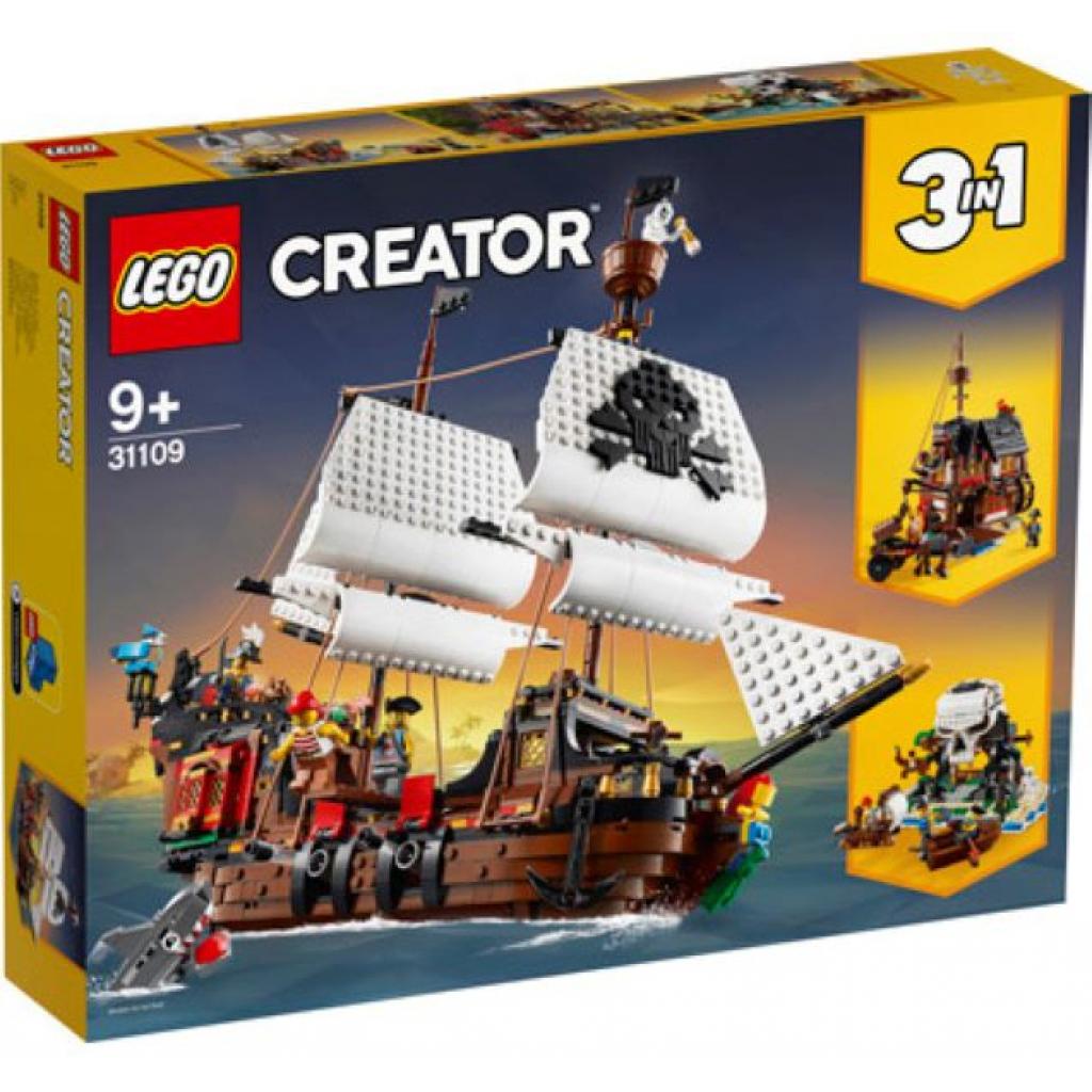 Конструктор LEGO Creator Піратський корабель 1262 деталі (31109) Конструктор LEGO Creator Піратський корабель 1262 деталі (31109)