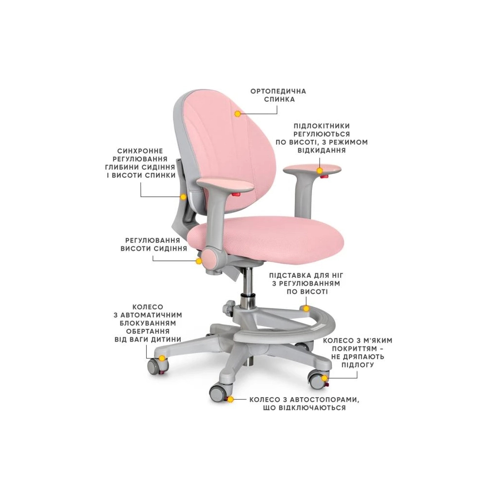 Дитяче крісло Evo-kids Mio-KP (Y-407 KP)