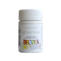 Acrylic paints Nevskaya palette Decola acrylic 50 ml mother-of-pearl silver/white (352069)