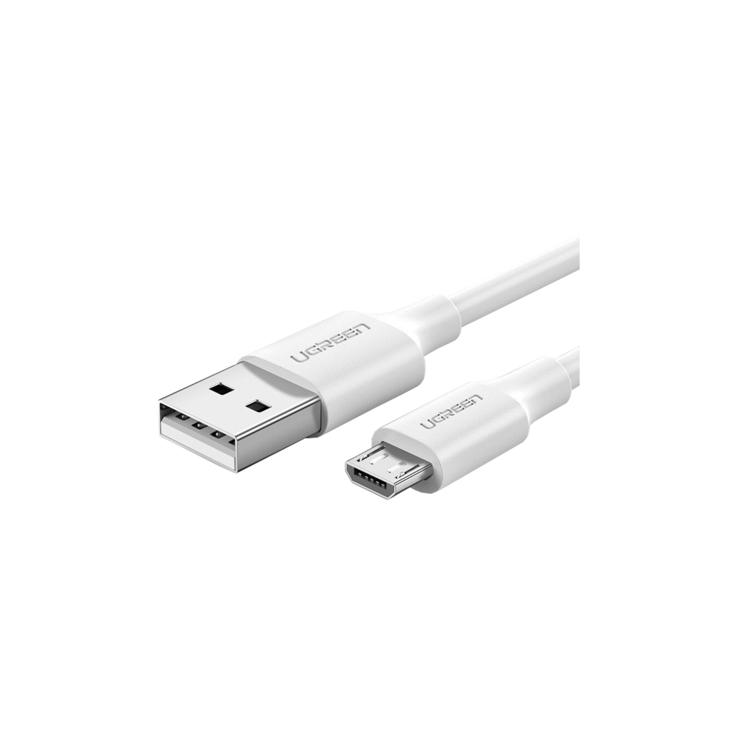 Дата кабель USB 2.0 AM to Micro 5P 1.5m US289 (White) Ugreen (60142) Дата кабель USB 2.0 AM to Micro 5P 1.5m US289 (White) Ugreen (60142)