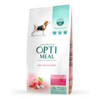Dry dog food Optimeal for medium breeds with turkey flavor 12 kg (4820083905506)