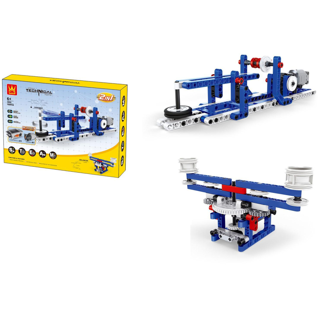 Конструктор Wange STEM Подрібнювач, балансир (WNG-3802) Конструктор Wange STEM Подрібнювач, балансир (WNG-3802)