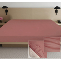 Sheet Yaroslav on elastic satin 07 purple 200x180x20 (38284)