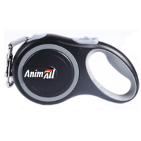 Leash for dogs AnimAll M up to 25 kg 5 m (gray-black) (2000981099220)