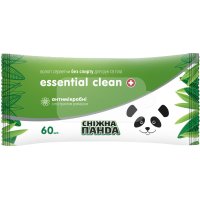 Вологі серветки Сніжна Панда Essential Clean Ромашка 60 шт. (4820183970558)