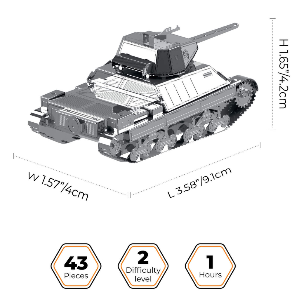 Конструктор Metal Time колекційна модель P 26/40 (MT062) Конструктор Metal Time колекційна модель P 26/40 (MT062)