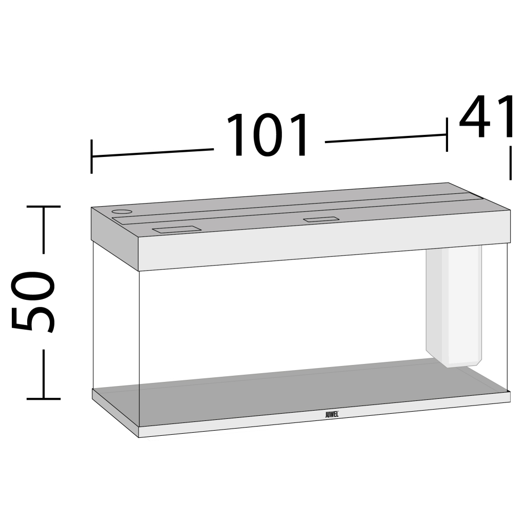 Акваріум Juwel Rio 180 LED коричневий (4022573047509)