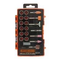 A set of Black&Decker tools for grinding, cutting, polishing and cleaning, 42 units. (A7236)
