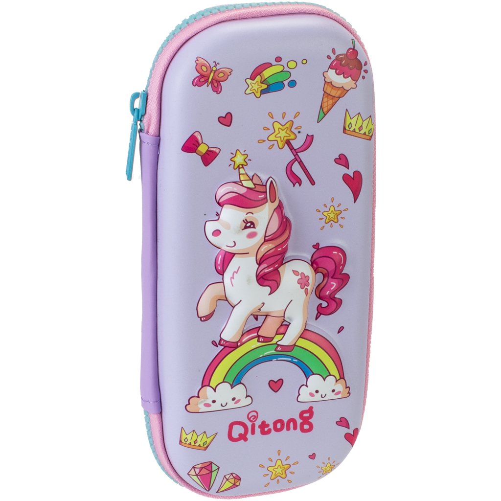 Пенал Cool For School 1 відділення з органайзером фіолетовий (QT-5770-Purple) Пенал Cool For School 1 відділення з органайзером фіолетовий (QT-5770-Purple)