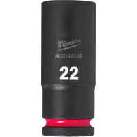 Milwaukee ShW socket head 1/2" 22 mm, long (4932480340)