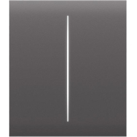 Overhead panel Ajax CenterButton 2-gang/grey