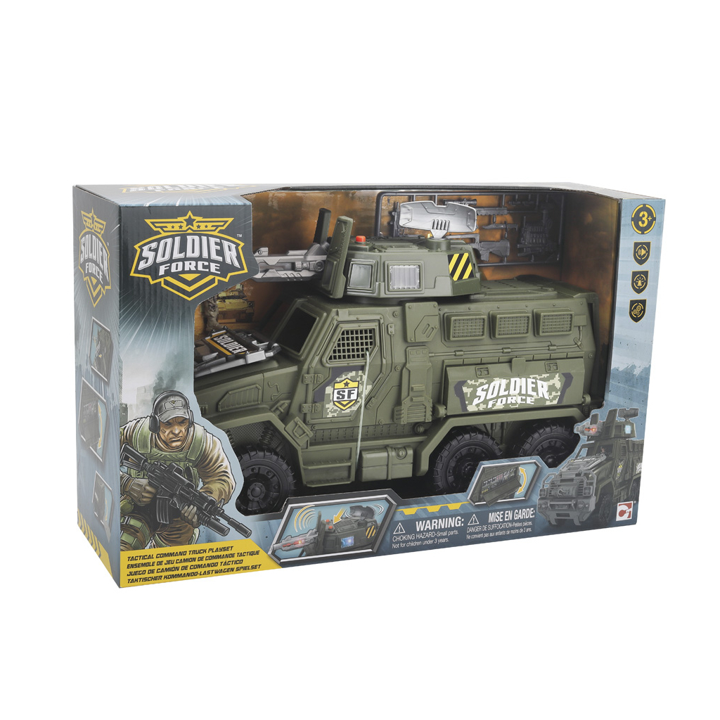 Ігровий набір Chap Mei Солдати TACTICAL COMMAND TRUCK PLAYSET (545121) Ігровий набір Chap Mei Солдати TACTICAL COMMAND TRUCK PLAYSET (545121)