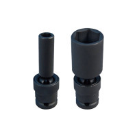 KING TONY socket head 1/2" 21 mm extended with cardan (4A5521M)