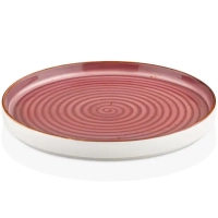 By Bone Harmony Rose plate with 90° edge 19 cm (HA-RS-HL-19-RD)