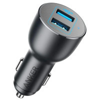 Зарядний пристрій Anker PowerDrive III - 36W 2xUSB Black (A2729H11/A2729G11)