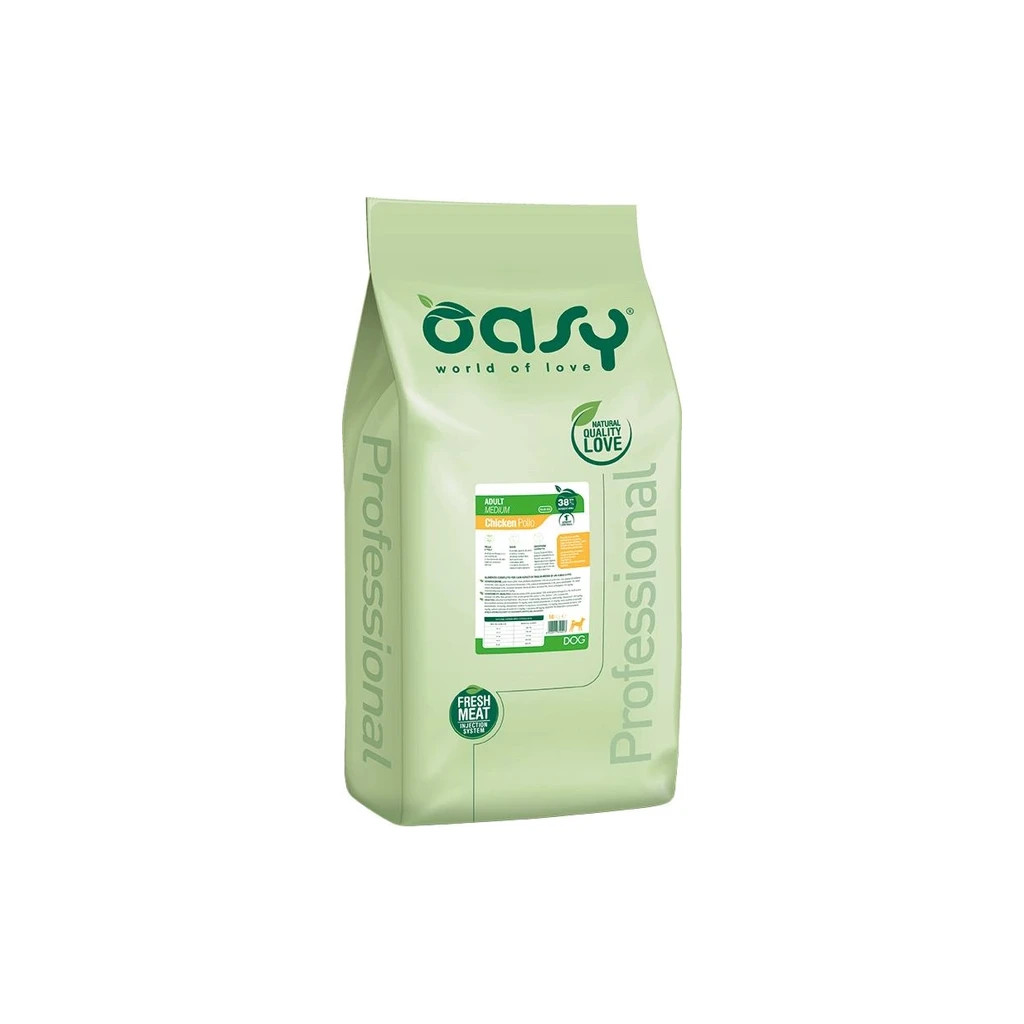 Сухий корм для собак OASY LIFESTAGE Adult Medium 18 кг (8053017349213)