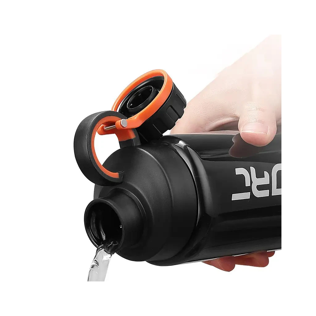 Пляшка для води Casno 800 мл KXN-1235 Чорна (KXN-1235_Black)