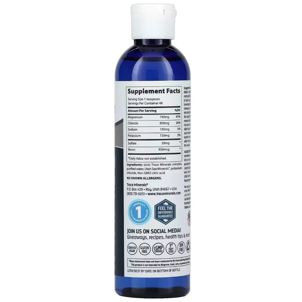 Мінерали Trace Minerals Концентрат електролітів, Electrolyte Concentrate, 237 мл (TMR-00110)