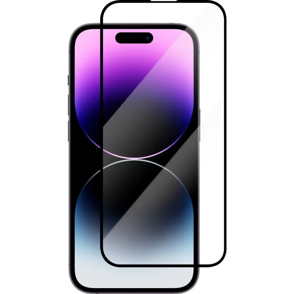 Скло захисне Lunatik Premium Tempered Glass 3D Full Cover Black for iPhone 14 Pro Max (1195283)