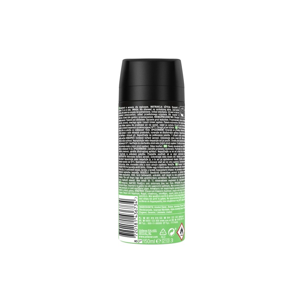 Дезодорант AXE Jungle Fresh 150 мл (8720181436734)