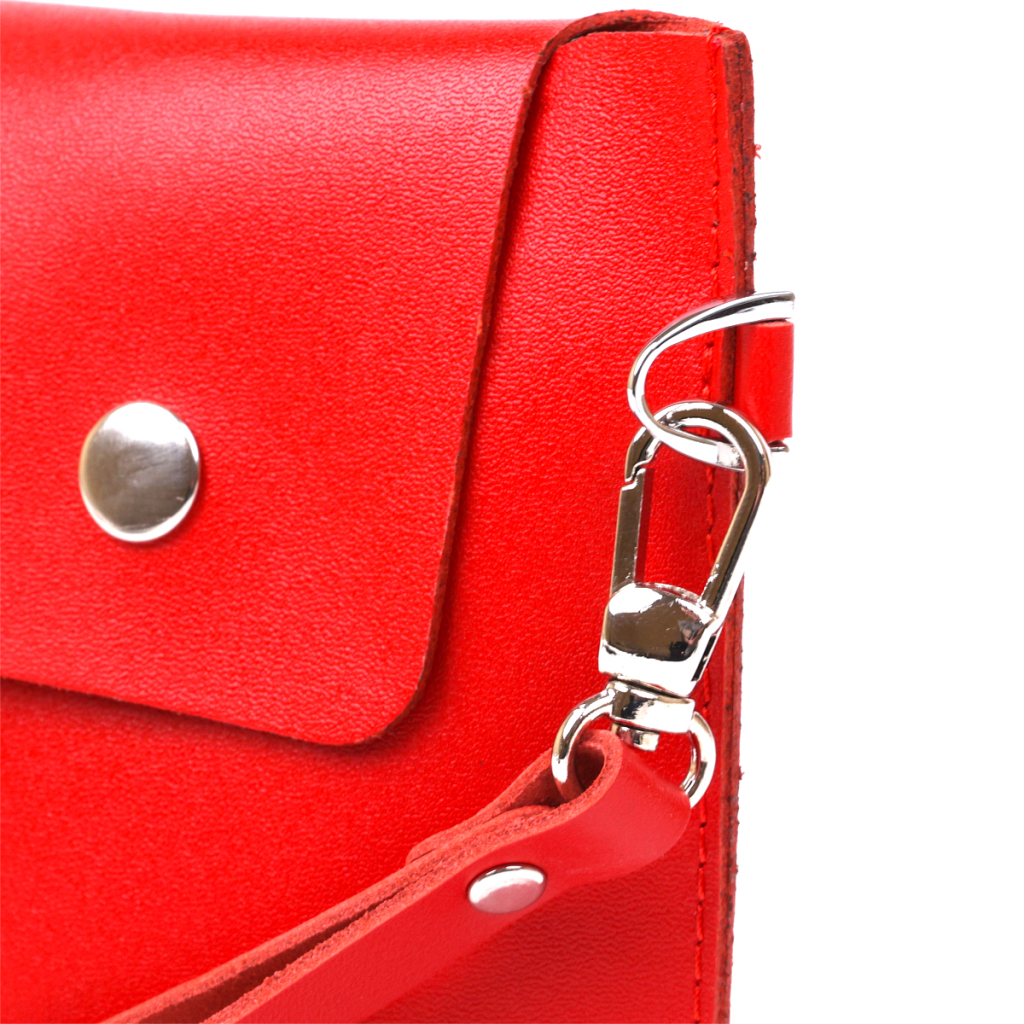 Косметичка Shvigel Шкіряна Червона (16421)