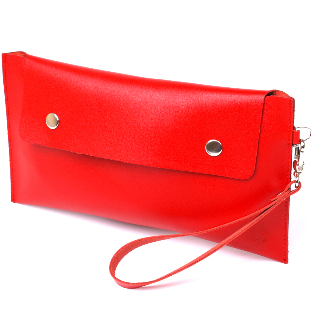 Косметичка Shvigel Шкіряна Червона (16421)