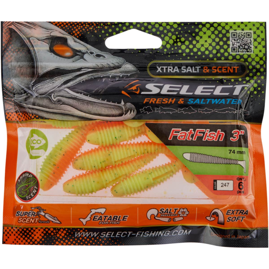 Силікон рибальський Select FatFish 3" 247 (6 шт/уп) (1870.71.98)