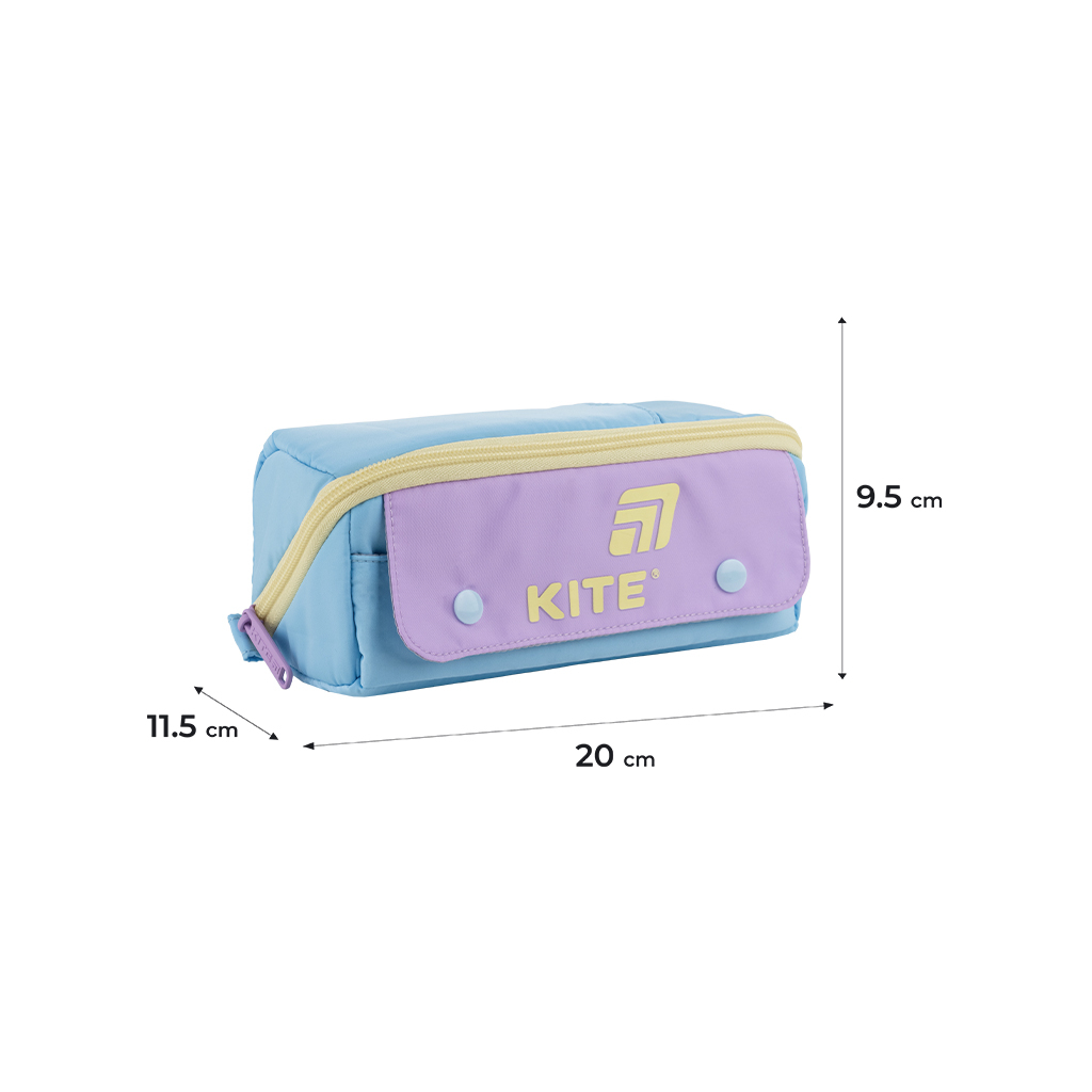 Пенал Kite 2702-4 блакитно-фіолетовий (K25-2702-4)