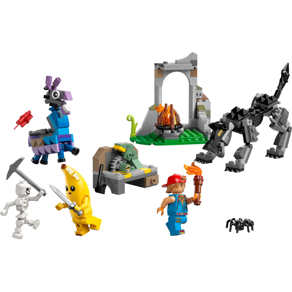 Конструктор LEGO Fortnite Табір Peely та Sparkplug (77075)