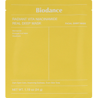 Face mask Biodance Radiant Vita Niacinamide Real Deep Mask 34 g (8809937361459)