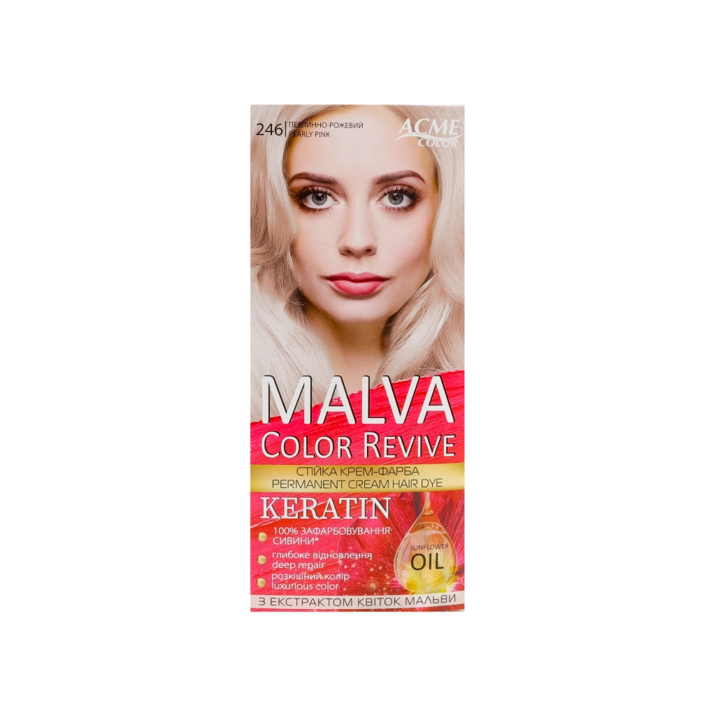 Фарба для волосся Acme Color Malva Color Revive Стійка 246 - Перлинно-рожевий (4823115502971)