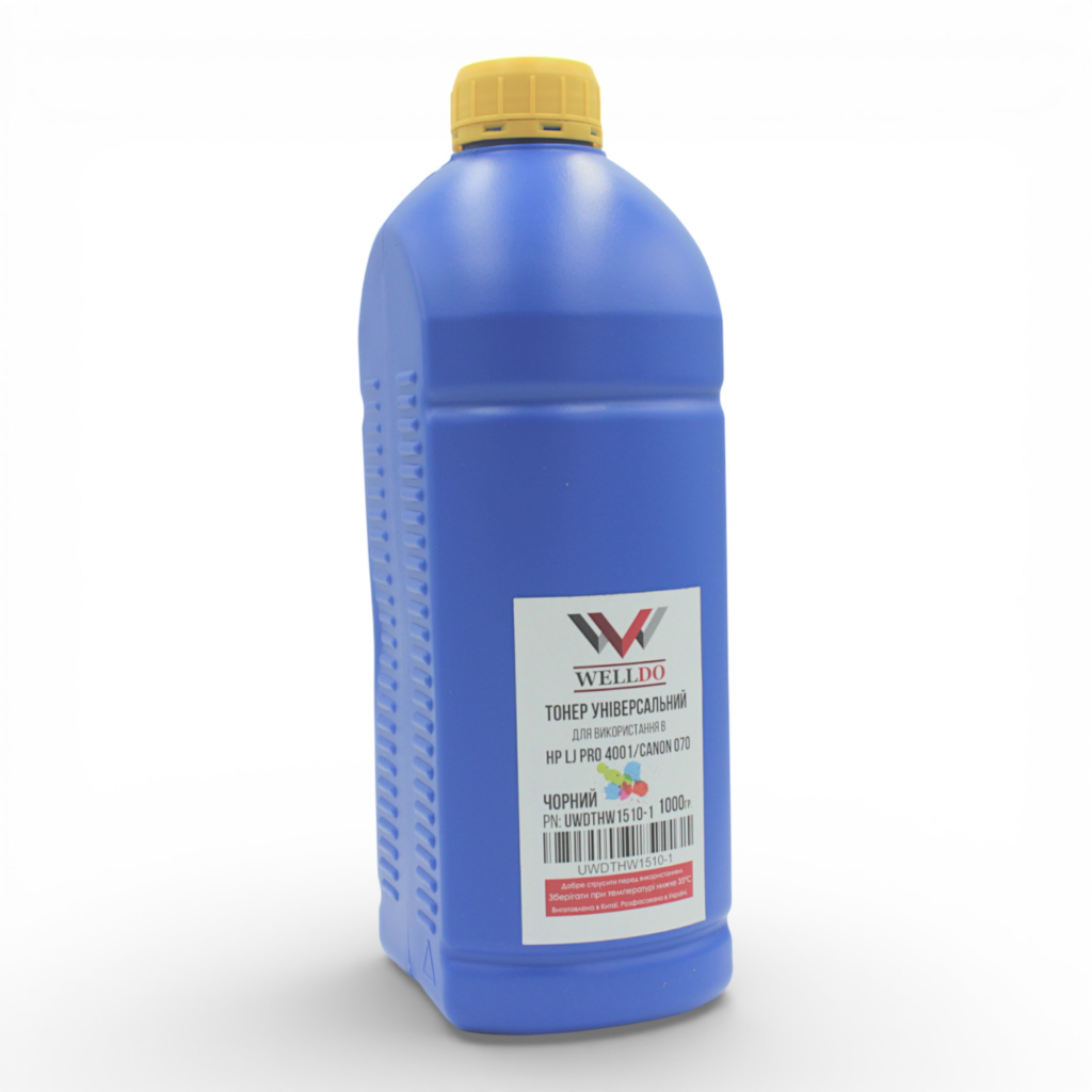 Тонер HP LJ Pro 4001/4002/4003/Canon 070 LBP243/246/MF-461, фасовка 1kg Welldo (UWDTHW1510-1)
