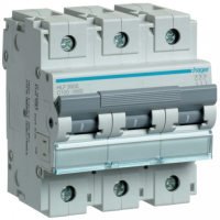 Automatic switch Hager 3-p. C 100A (10kA) (B) (HLF390S)