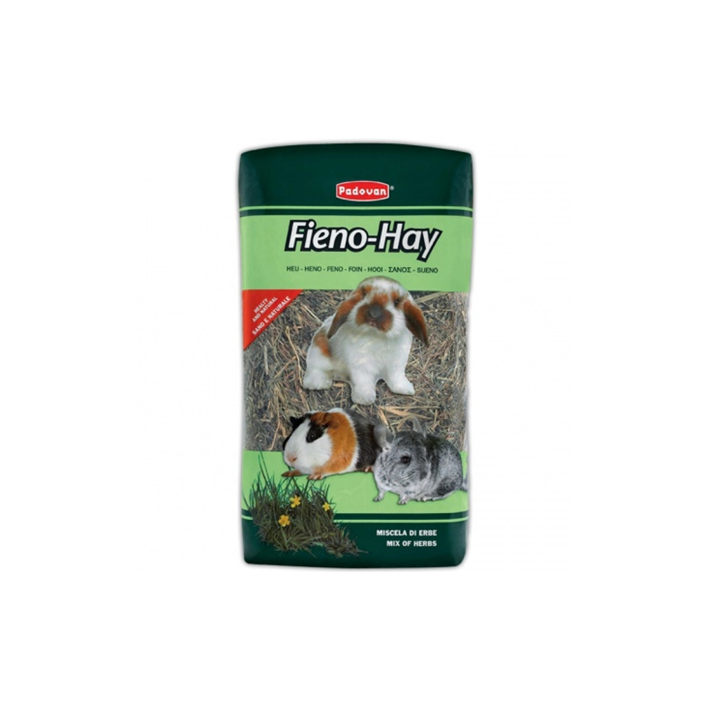 Корм для гризунів Padovan Fieno-Hay для кроликів, морських свинок та шиншил 20 л (8001254000848)