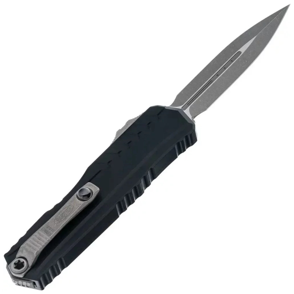 Ніж Microtech Cypher II D/E OTF, Apoc, руків'я чорне (1242-10AP) Ніж Microtech Cypher II D/E OTF, Apoc, руків'я чорне (1242-10AP)