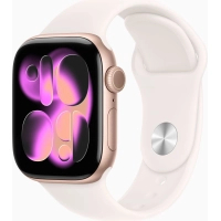 Смарт-годинник Apple Watch Series 11 GPS + Cellular 42mm Rose Gold Aluminium Case with Light Blush Sport Band - M/L (MF8F4RK/A)
