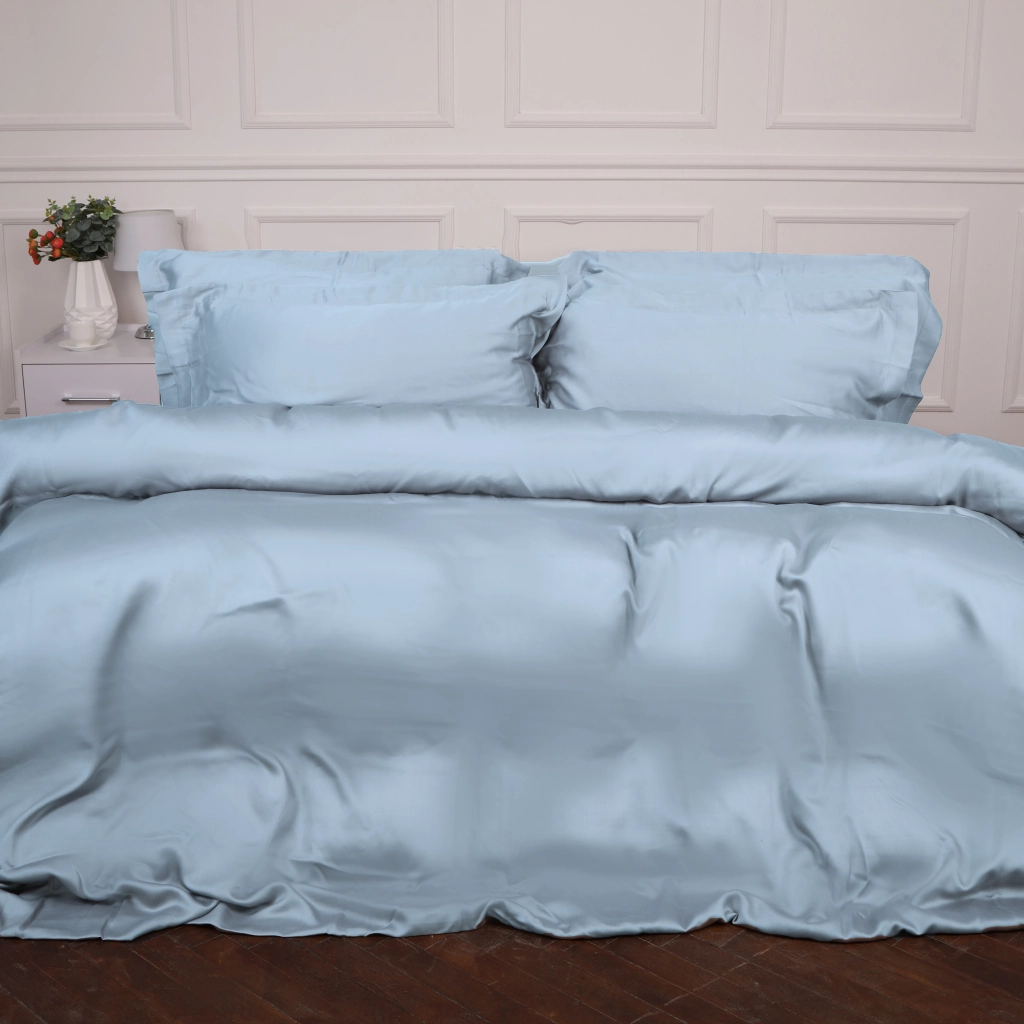 Постільна білизна MirSon Tencel №04 Blue 2x143x210 Сімейний (2200009369568)