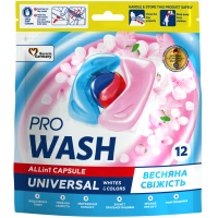 Capsules for washing Pro Wash All in 1 Universal Spring freshness 12 pcs. (4262396144386)