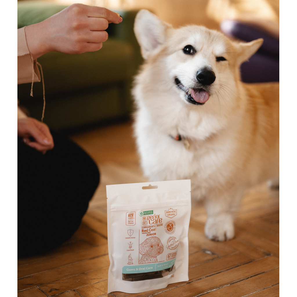 Ласощі для собак Nature's Protection Superior Care Red Coat Gums & Oral Care 150 г (KIKNPSC47658)